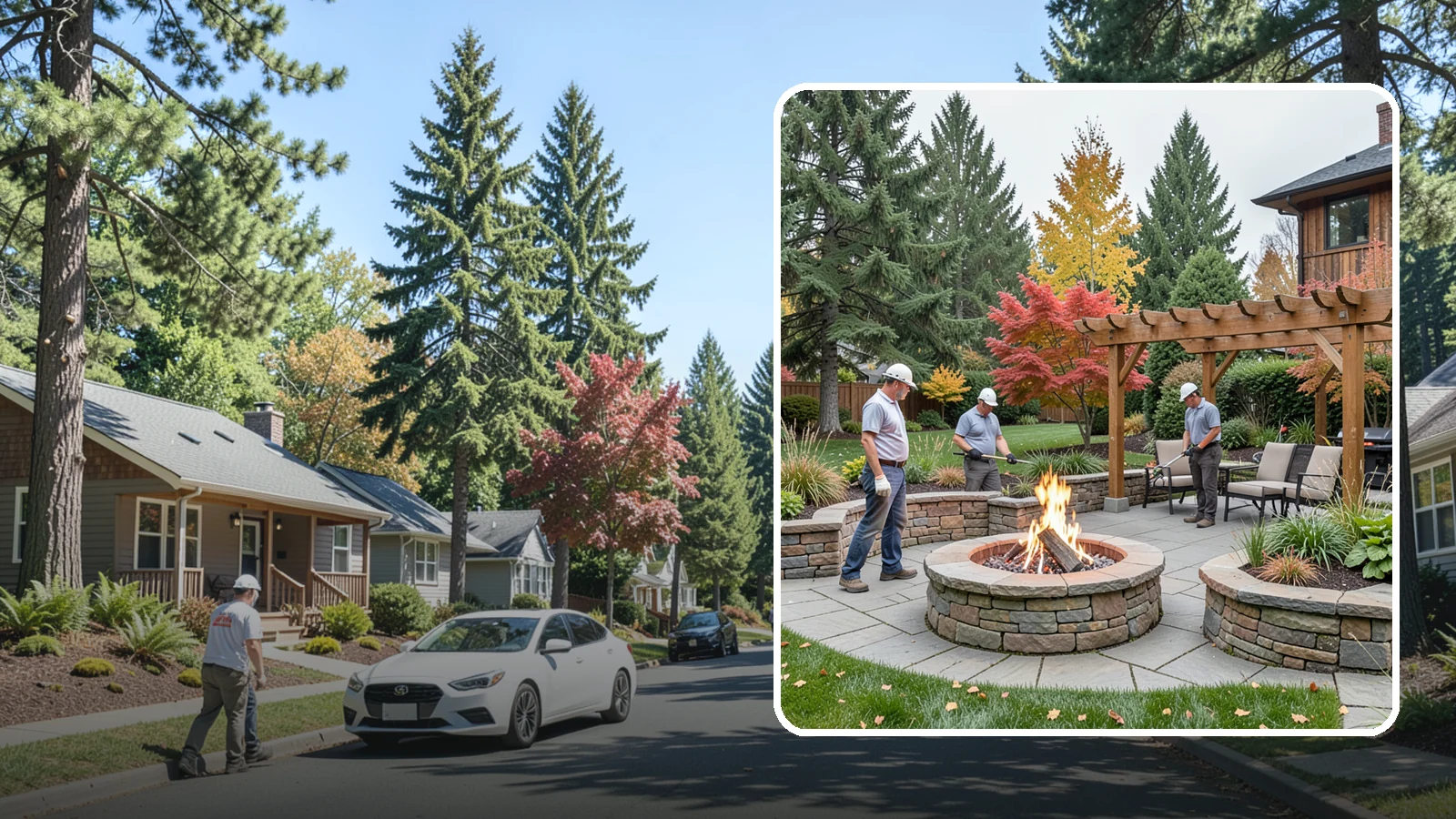 Fire Features in Orting, Pierce County, WA - Custom fire features - pits, fireplaces, bowls, and tables - that add warmth and drama to any space.