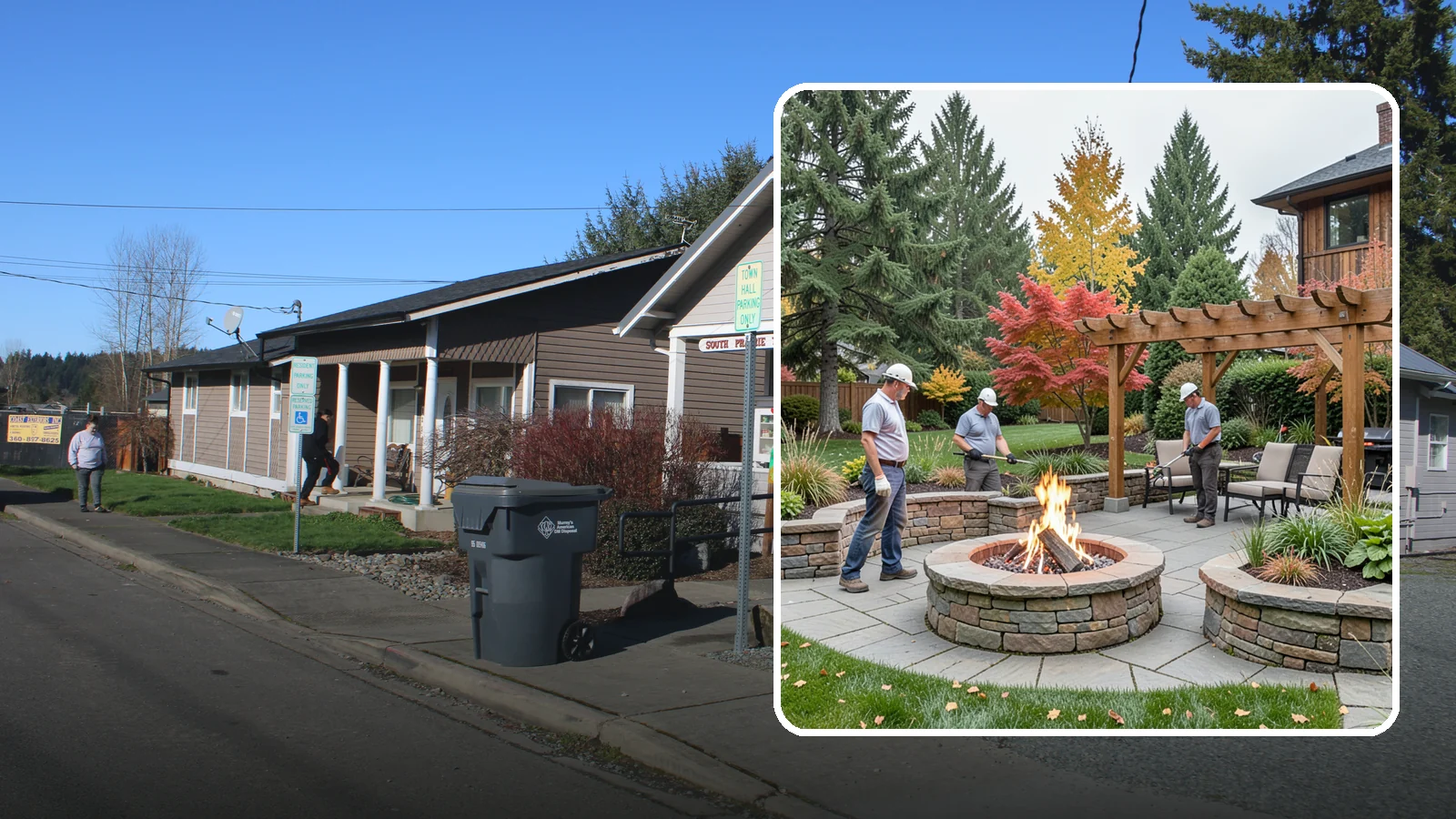 Fire Features in South Prairie, Pierce County, WA - Custom fire features - pits, fireplaces, bowls, and tables - that add warmth and drama to any space.