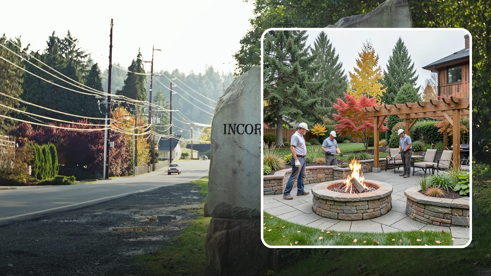 Fire Features in Wilkeson, Pierce County, WA - Custom fire features - pits, fireplaces, bowls, and tables - that add warmth and drama to any space.