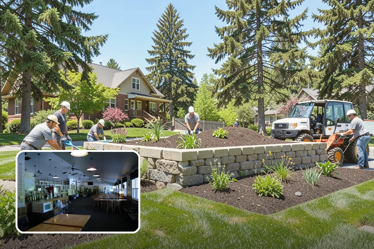 Fire Pit Installation in Black Diamond, King County, WA - A natural gathering spot