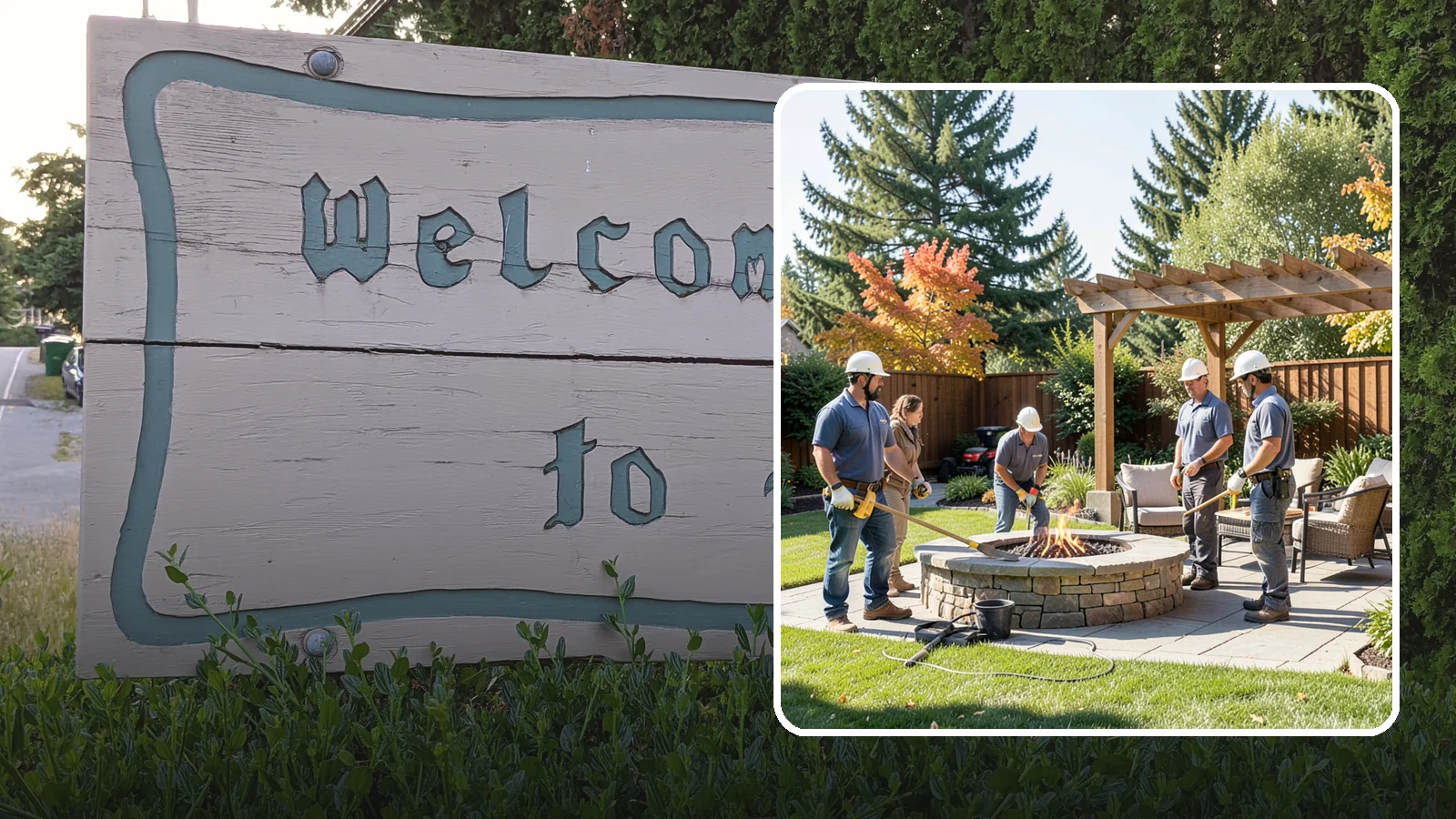 Fire Pit Installation in Brier, Snohomish County, WA - Wood-burning or gas fire pits that create a warm, inviting gathering spot for year-round evenings.