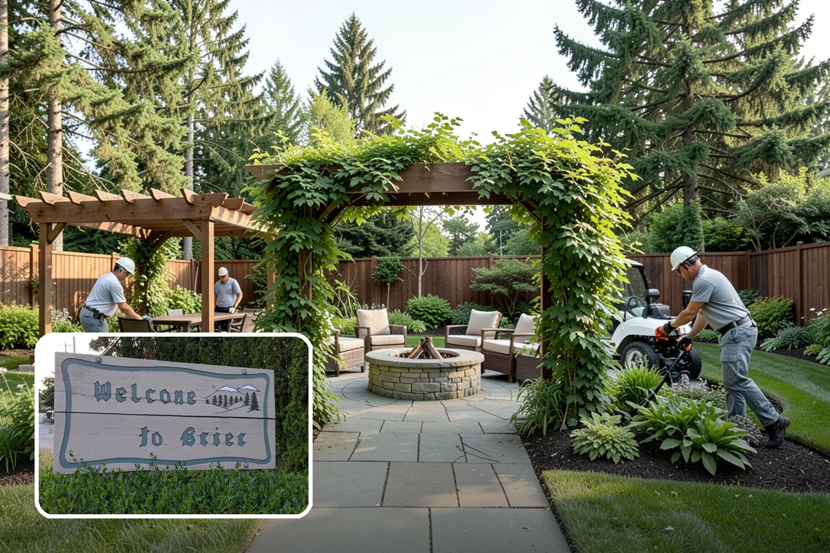 Fire Pit Installation in Brier, Snohomish County, WA - A natural gathering spot