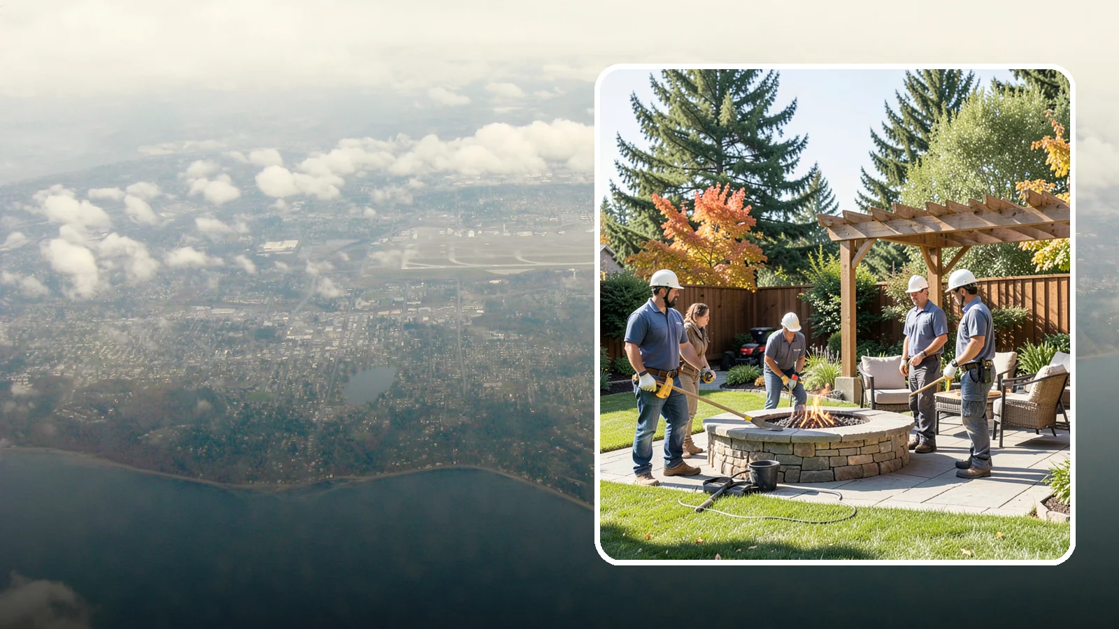 Fire Pit Installation in Burien, King County, WA - Wood-burning or gas fire pits that create a warm, inviting gathering spot for year-round evenings.