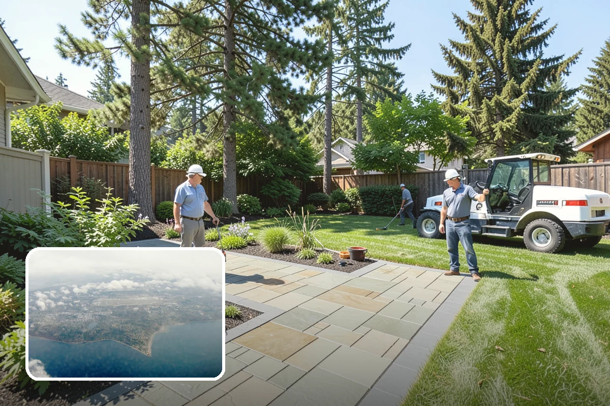 Fire Pit Installation in Burien, King County, WA - A natural gathering spot