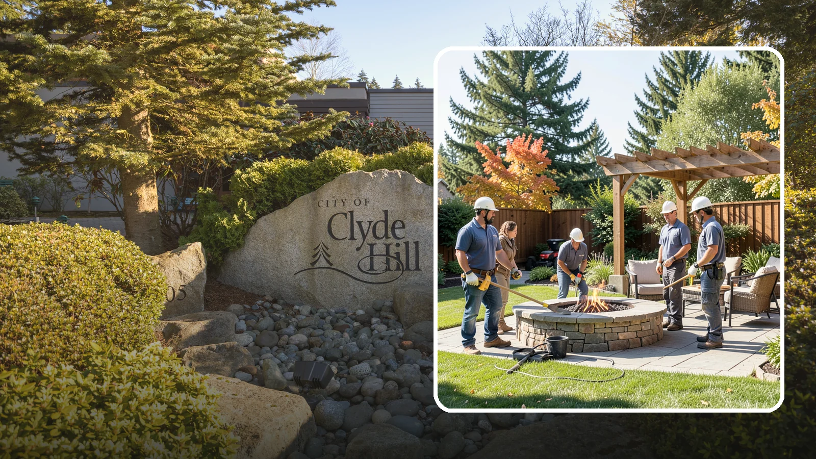 Fire Pit Installation in Clyde Hill, King County, WA - Wood-burning or gas fire pits that create a warm, inviting gathering spot for year-round evenings.