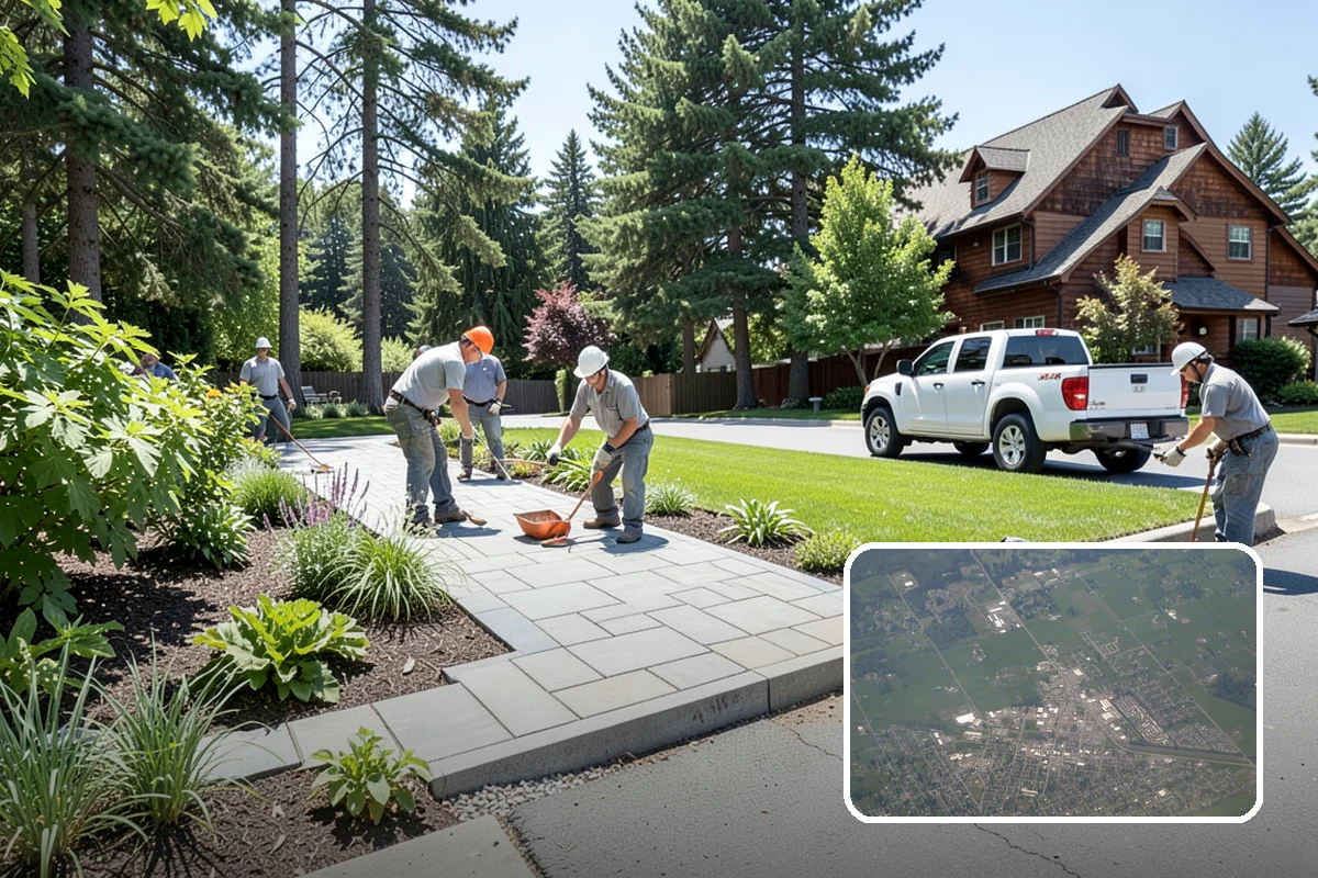 Fire Pit Installation in Enumclaw, King County, WA - A natural gathering spot