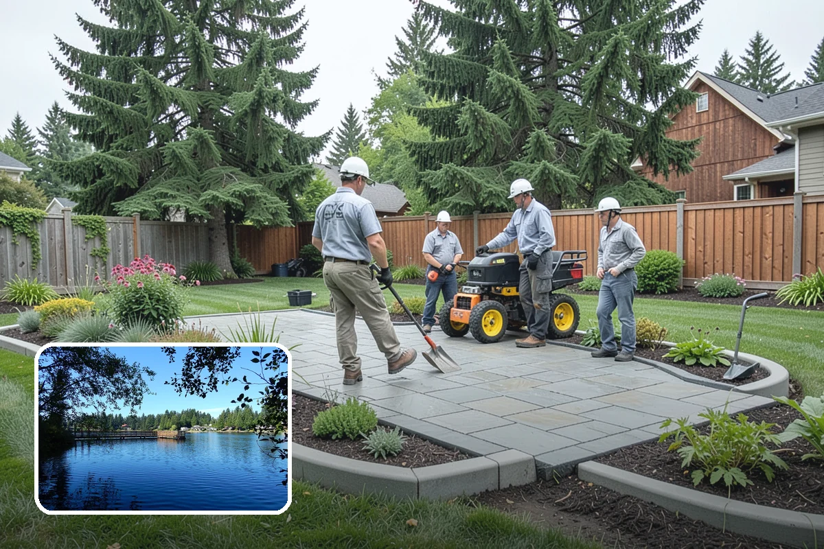 Fire Pit Installation in Federal Way, King County, WA - A natural gathering spot
