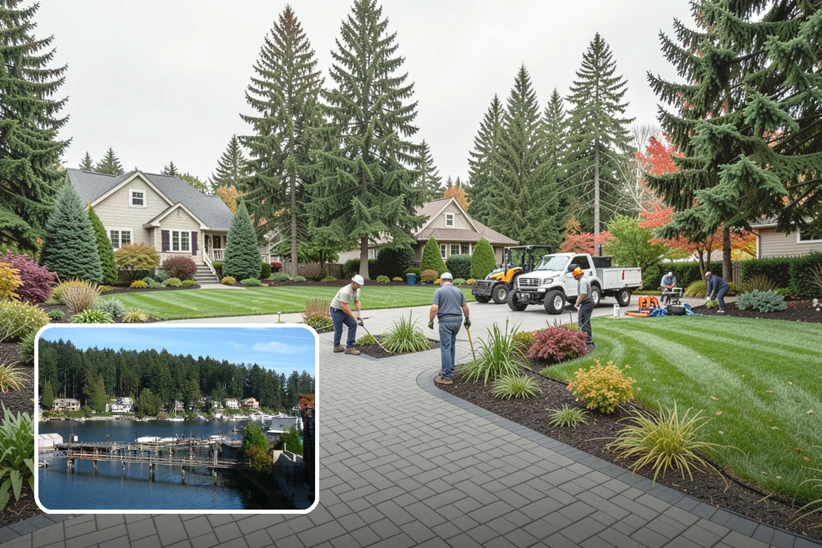 Fire Pit Installation in Gig Harbor, Pierce County, WA - A natural gathering spot