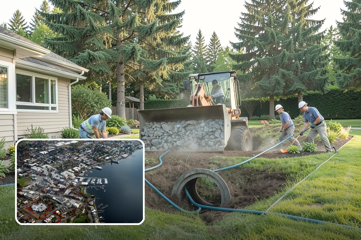 Fire Pit Installation in Kirkland, King County, WA - A natural gathering spot