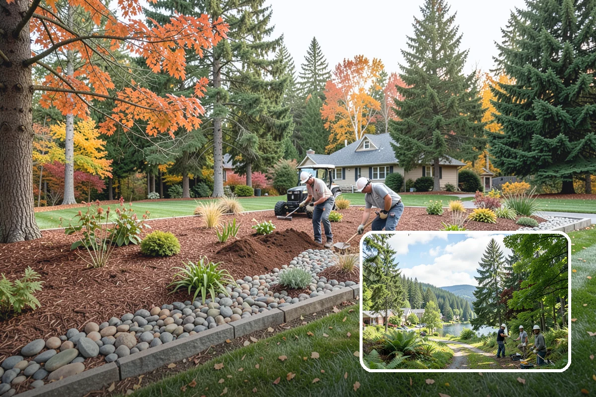 Fire Pit Installation in Lake Forest Park, King County, WA - A natural gathering spot