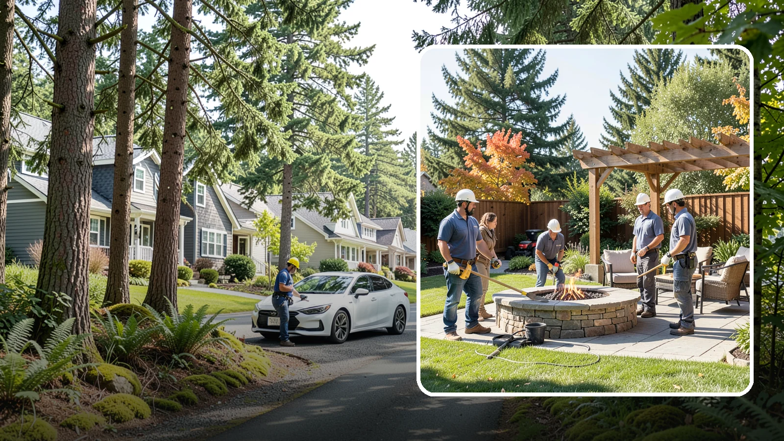 Fire Pit Installation in Normandy Park, King County, WA - Wood-burning or gas fire pits that create a warm, inviting gathering spot for year-round evenings.