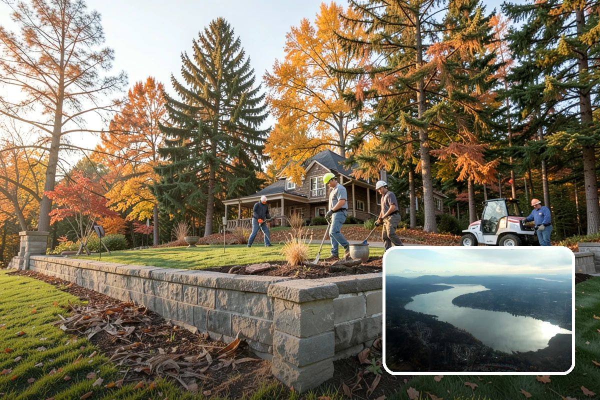 Fire Pit Installation in Sammamish, King County, WA - A natural gathering spot