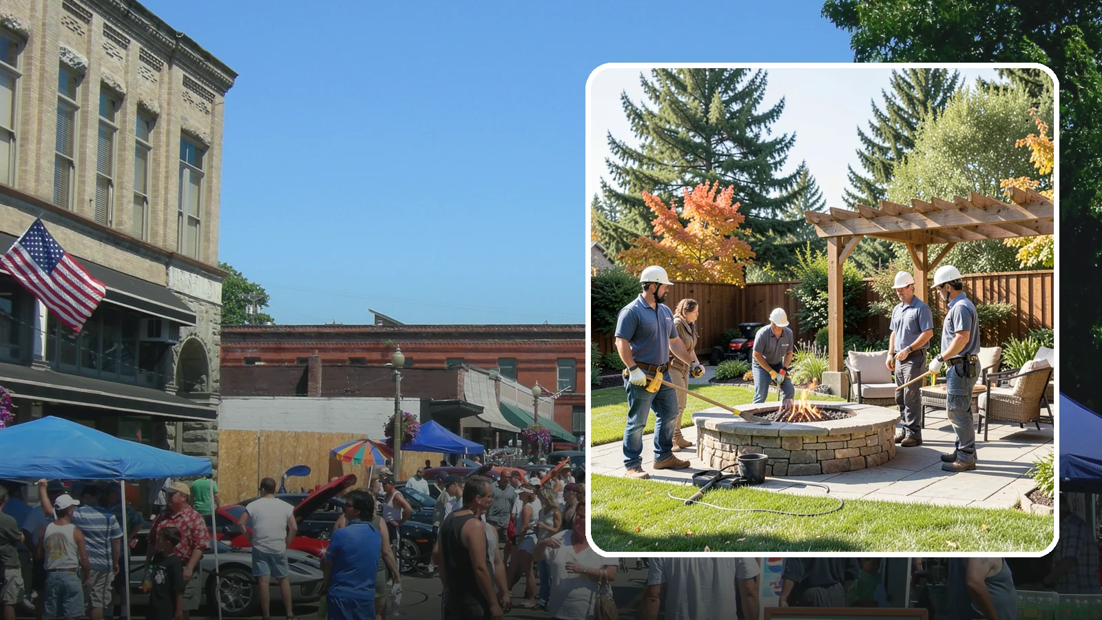Fire Pit Installation in Snohomish, Snohomish County, WA - Wood-burning or gas fire pits that create a warm, inviting gathering spot for year-round evenings.