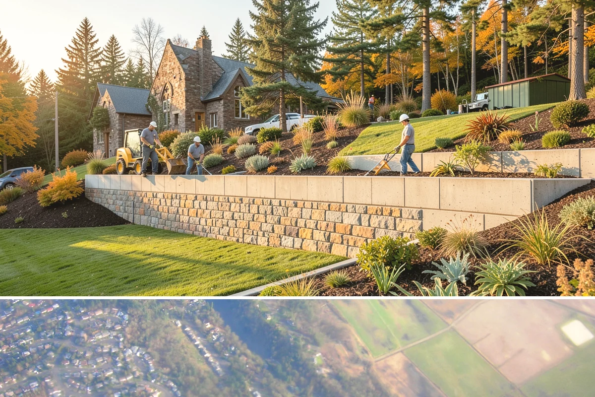 Flagstone Installation in Algona, King County, WA - Best installed spring through fall when dry-set joints can settle, though sheltered paths can be built during drier winter breaks.