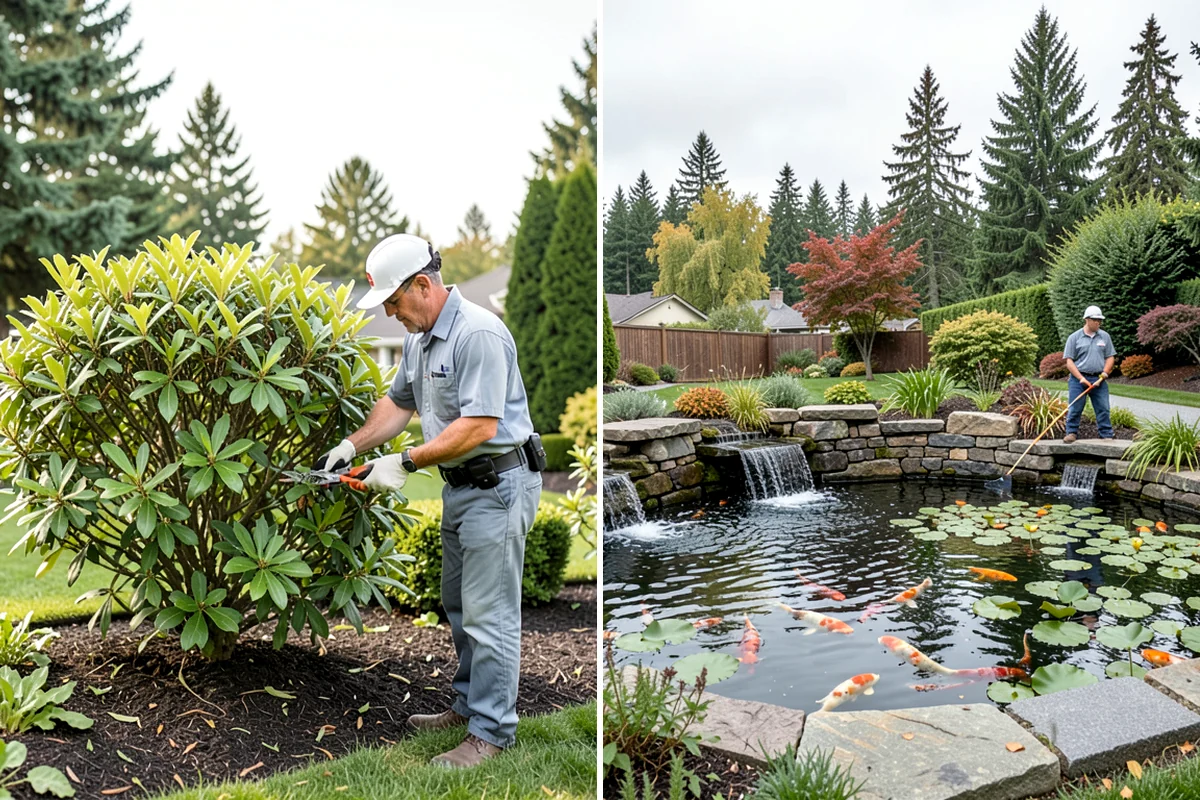 Flagstone Installation in Arlington, Snohomish County, WA - Plan the layout and confirm drainage direction