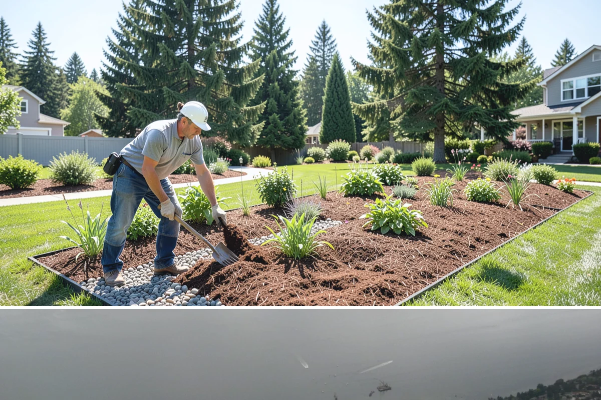 Flagstone Installation in Des Moines, King County, WA - Best installed spring through fall when dry-set joints can settle, though sheltered paths can be built during drier winter breaks.