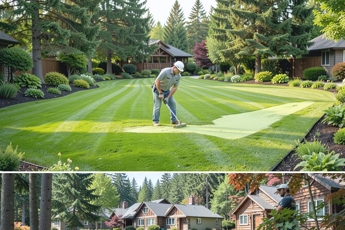 Flagstone Installation in Edgewood, Pierce County, WA - Best installed spring through fall when dry-set joints can settle, though sheltered paths can be built during drier winter breaks.