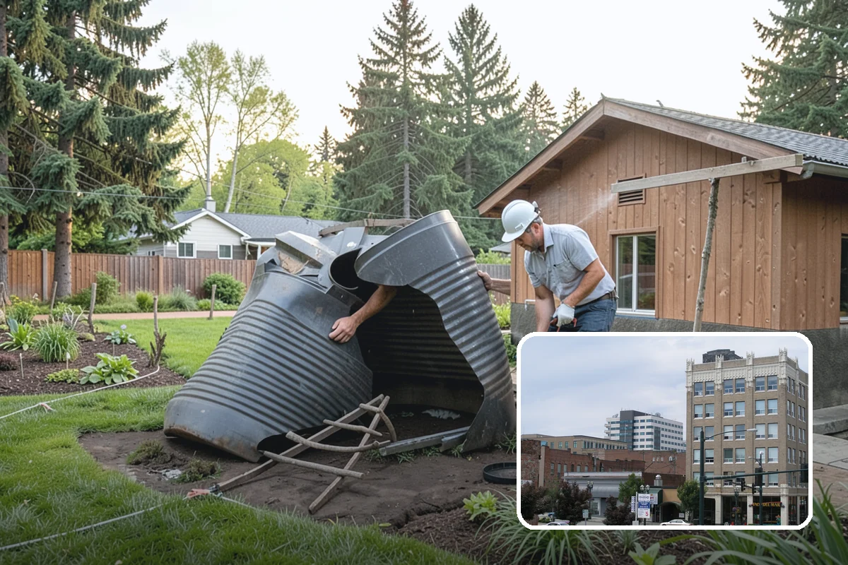 Flagstone Installation in Everett, Snohomish County, WA - Natural, non-uniform look that suits garden settings