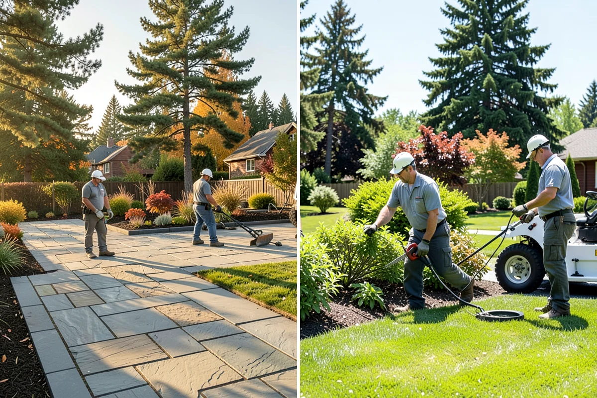 Flagstone Installation in Federal Way, King County, WA - Plan the layout and confirm drainage direction