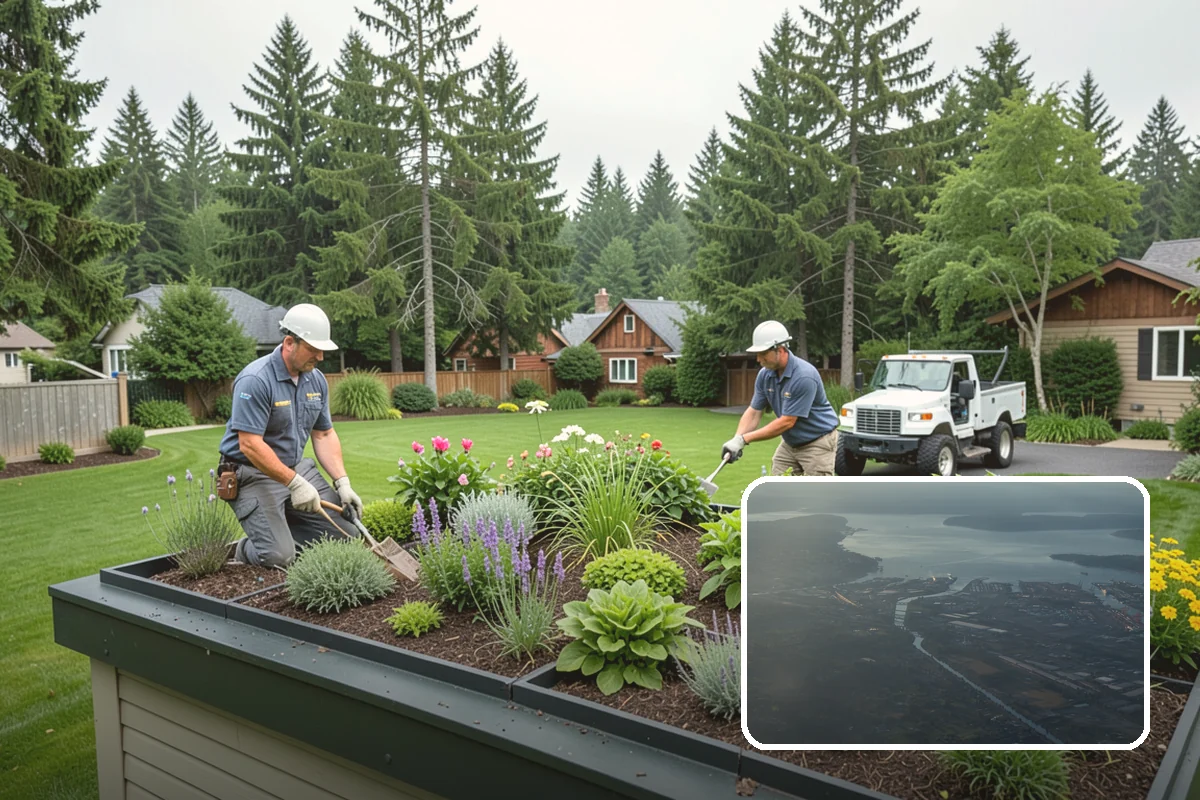 Flagstone Installation in Fife, Pierce County, WA - Natural, non-uniform look that suits garden settings