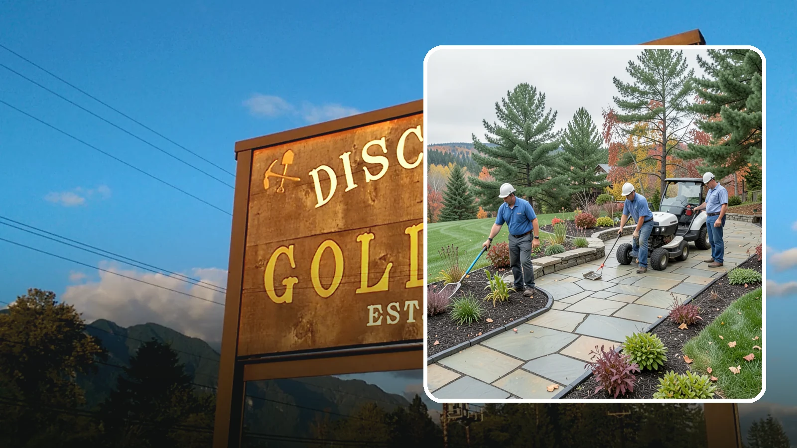 Flagstone Installation in Gold Bar, Snohomish County, WA - Irregular flagstone laid in flowing, natural patterns for rustic PNW garden paths, patios, and stepping-stone walkways.