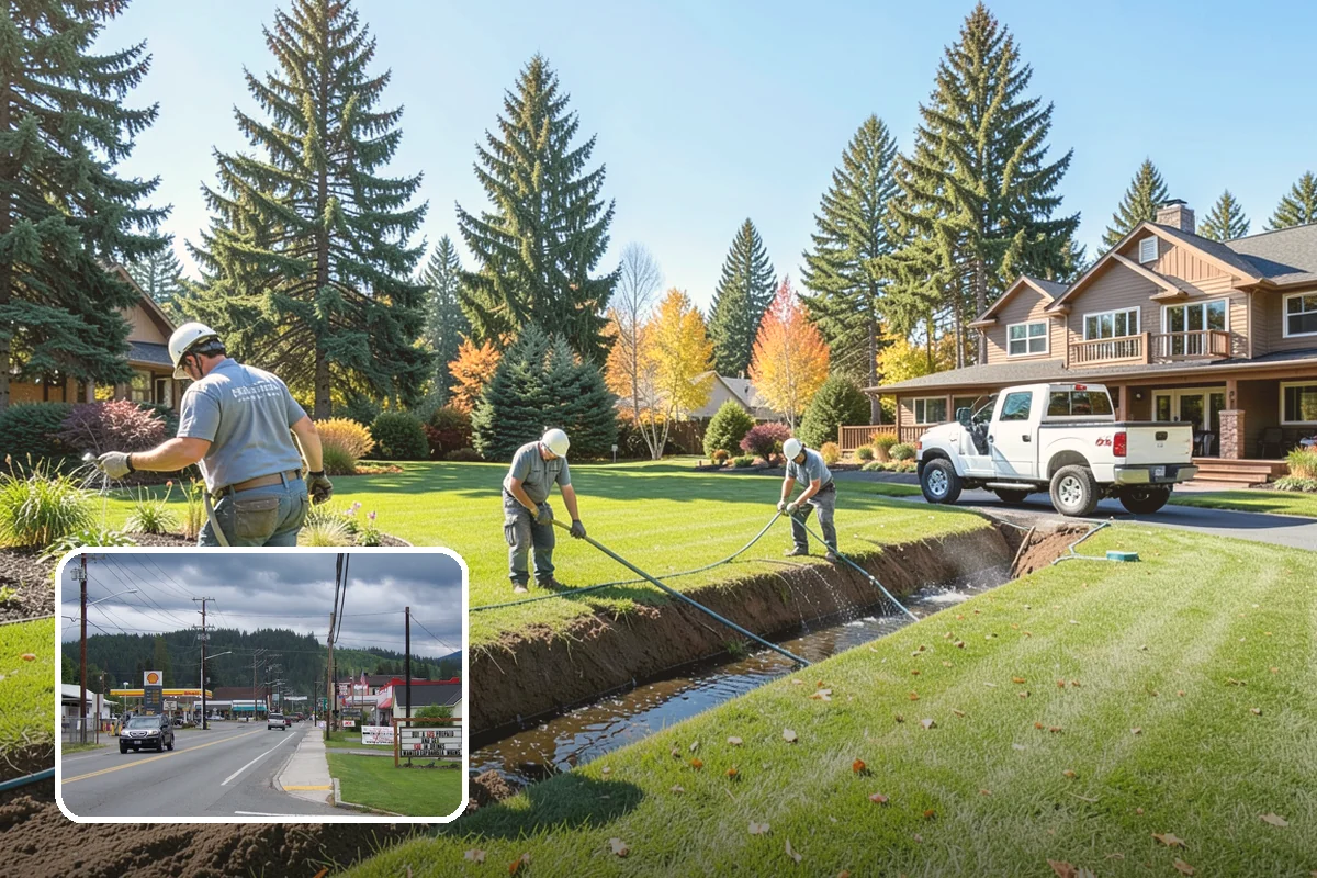 Flagstone Installation in Granite Falls, Snohomish County, WA - Natural, non-uniform look that suits garden settings