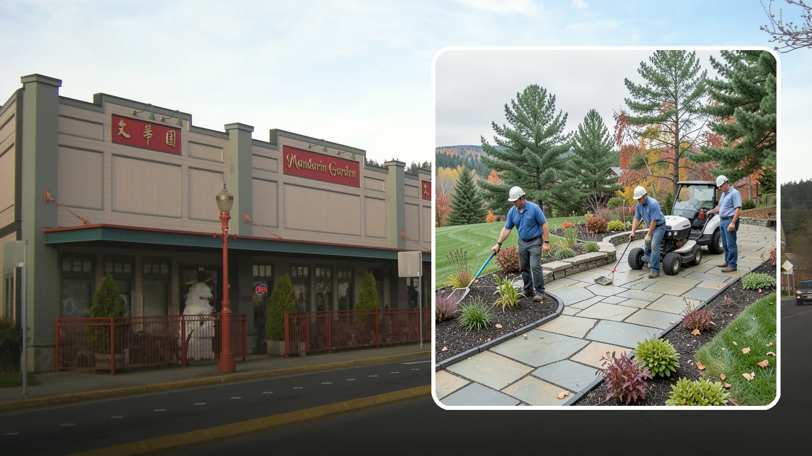 Flagstone Installation in Issaquah, King County, WA - Irregular flagstone laid in flowing, natural patterns for rustic PNW garden paths, patios, and stepping-stone walkways.