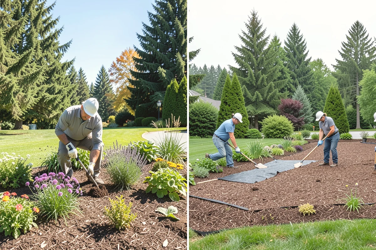 Flagstone Installation in Issaquah, King County, WA - Plan the layout and confirm drainage direction