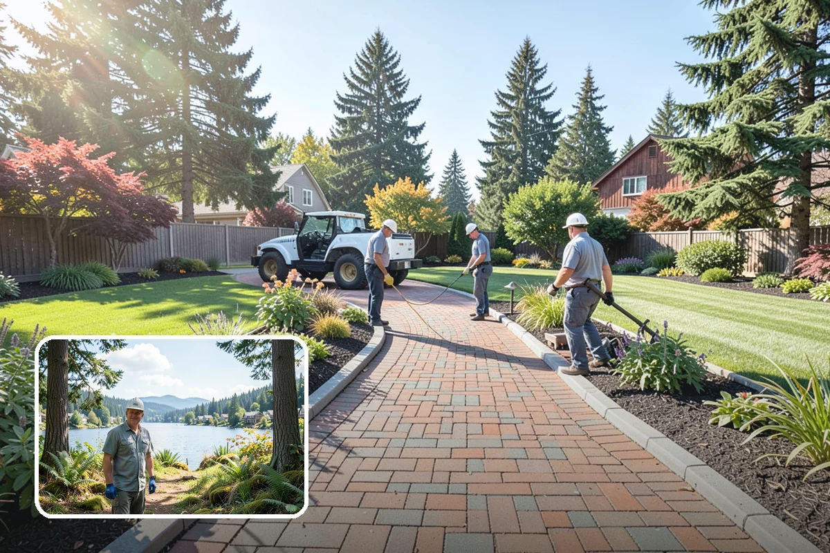 Flagstone Installation in Milton, King County, WA - Natural, non-uniform look that suits garden settings
