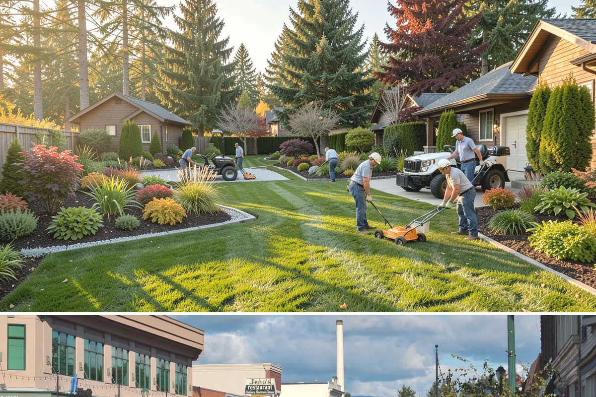 Flagstone Installation in Monroe, Snohomish County, WA - Best installed spring through fall when dry-set joints can settle, though sheltered paths can be built during drier winter breaks.