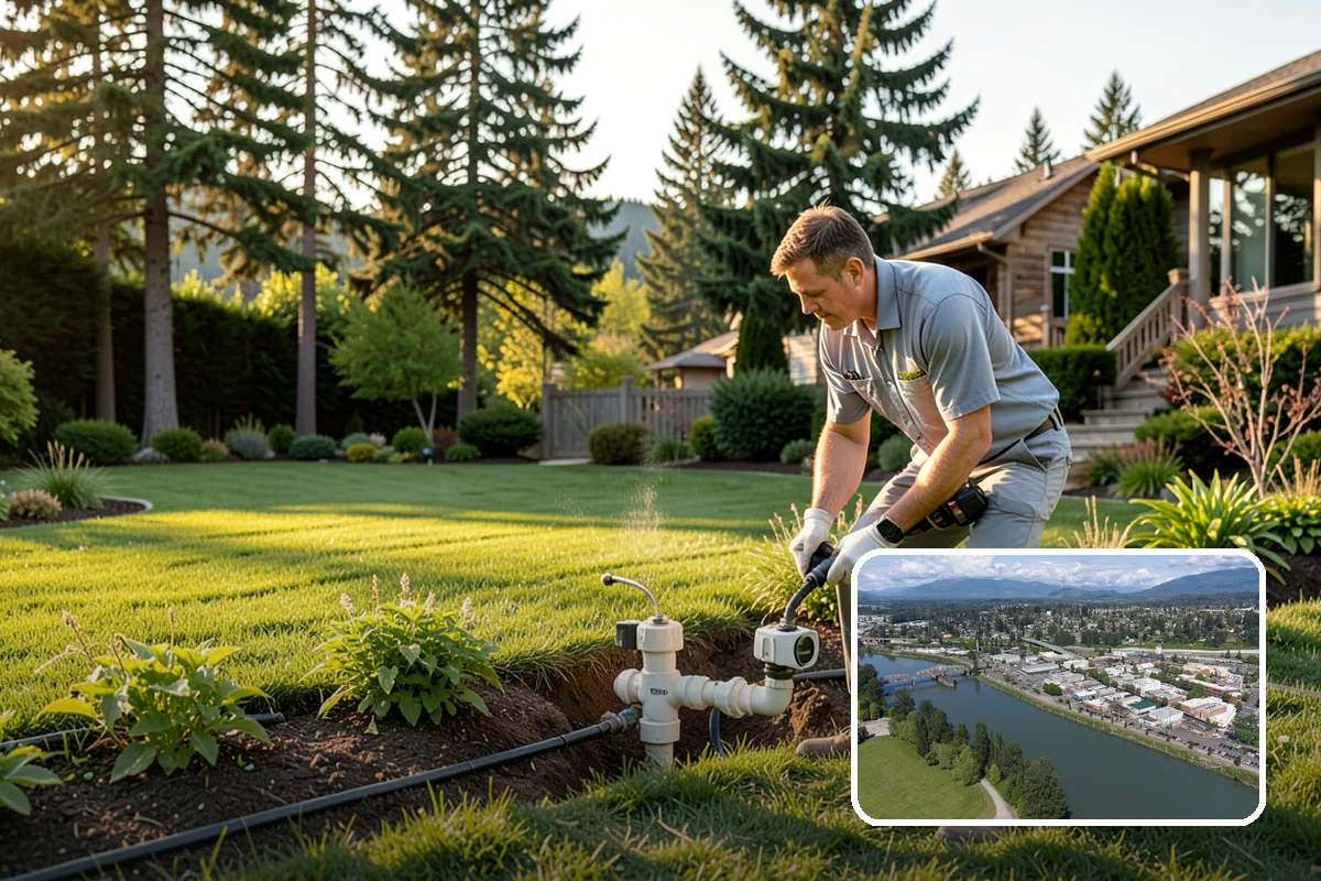Flagstone Installation in Mount Vernon, Skagit County, WA - Natural, non-uniform look that suits garden settings