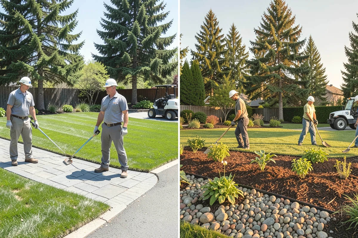 Flagstone Installation in Mountlake Terrace, Snohomish County, WA - Plan the layout and confirm drainage direction