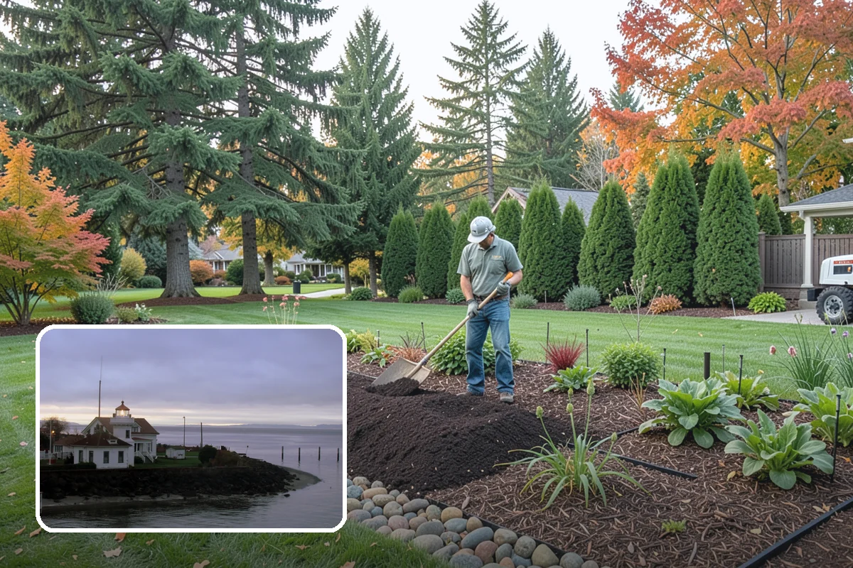 Flagstone Installation in Mukilteo, Snohomish County, WA - Natural, non-uniform look that suits garden settings