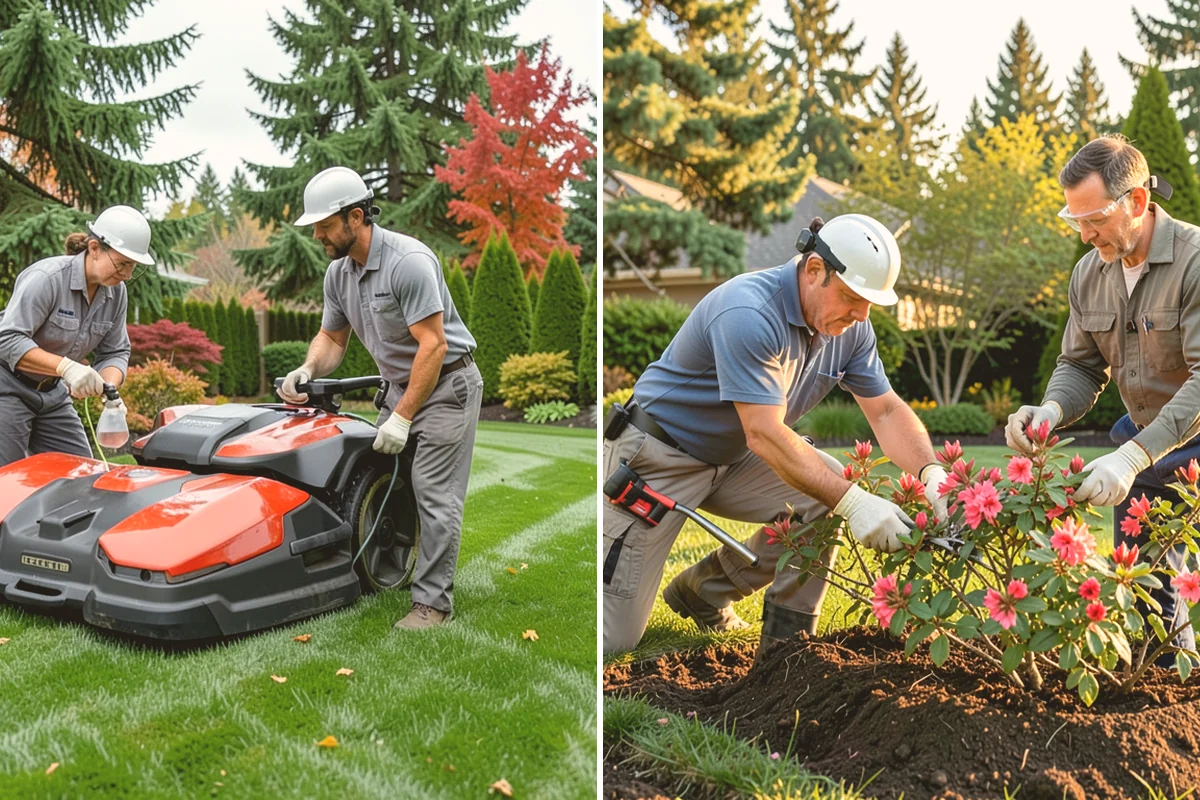 Flagstone Installation in Newcastle, King County, WA - Plan the layout and confirm drainage direction
