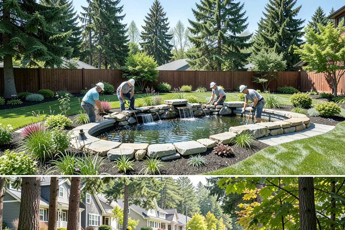 Flagstone Installation in Normandy Park, King County, WA - Best installed spring through fall when dry-set joints can settle, though sheltered paths can be built during drier winter breaks.