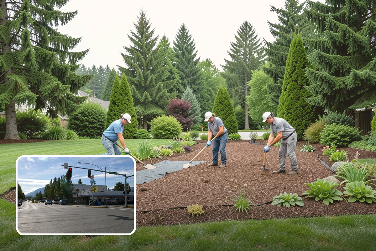 Flagstone Installation in North Bend, King County, WA - Natural, non-uniform look that suits garden settings