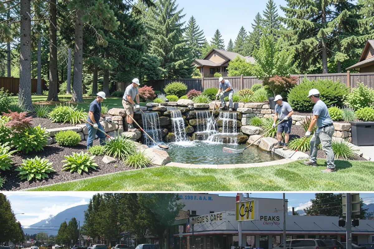 Flagstone Installation in North Bend, King County, WA - Best installed spring through fall when dry-set joints can settle, though sheltered paths can be built during drier winter breaks.