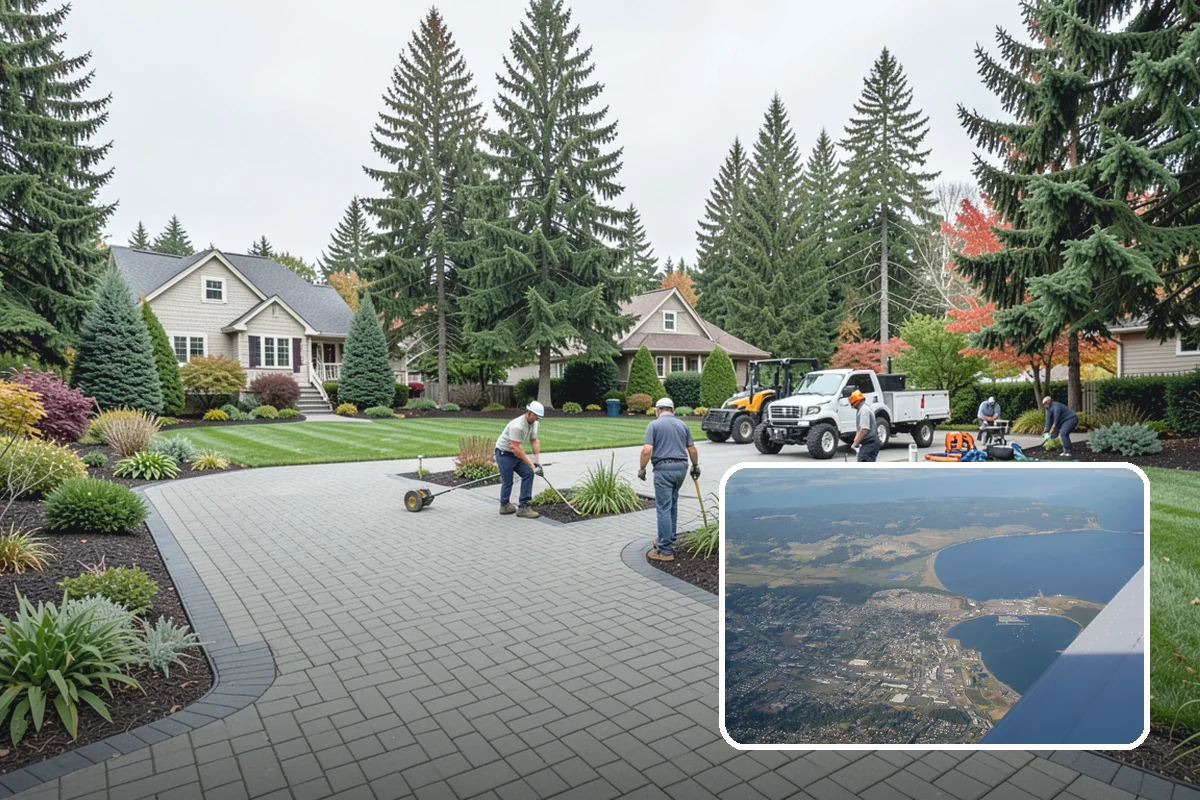 Flagstone Installation in Oak Harbor, Island County, WA - Natural, non-uniform look that suits garden settings
