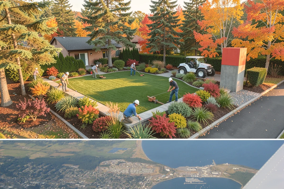 Flagstone Installation in Oak Harbor, Island County, WA - Best installed spring through fall when dry-set joints can settle, though sheltered paths can be built during drier winter breaks.