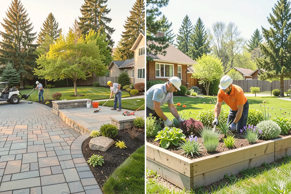 Flagstone Installation in Orting, Pierce County, WA - Plan the layout and confirm drainage direction
