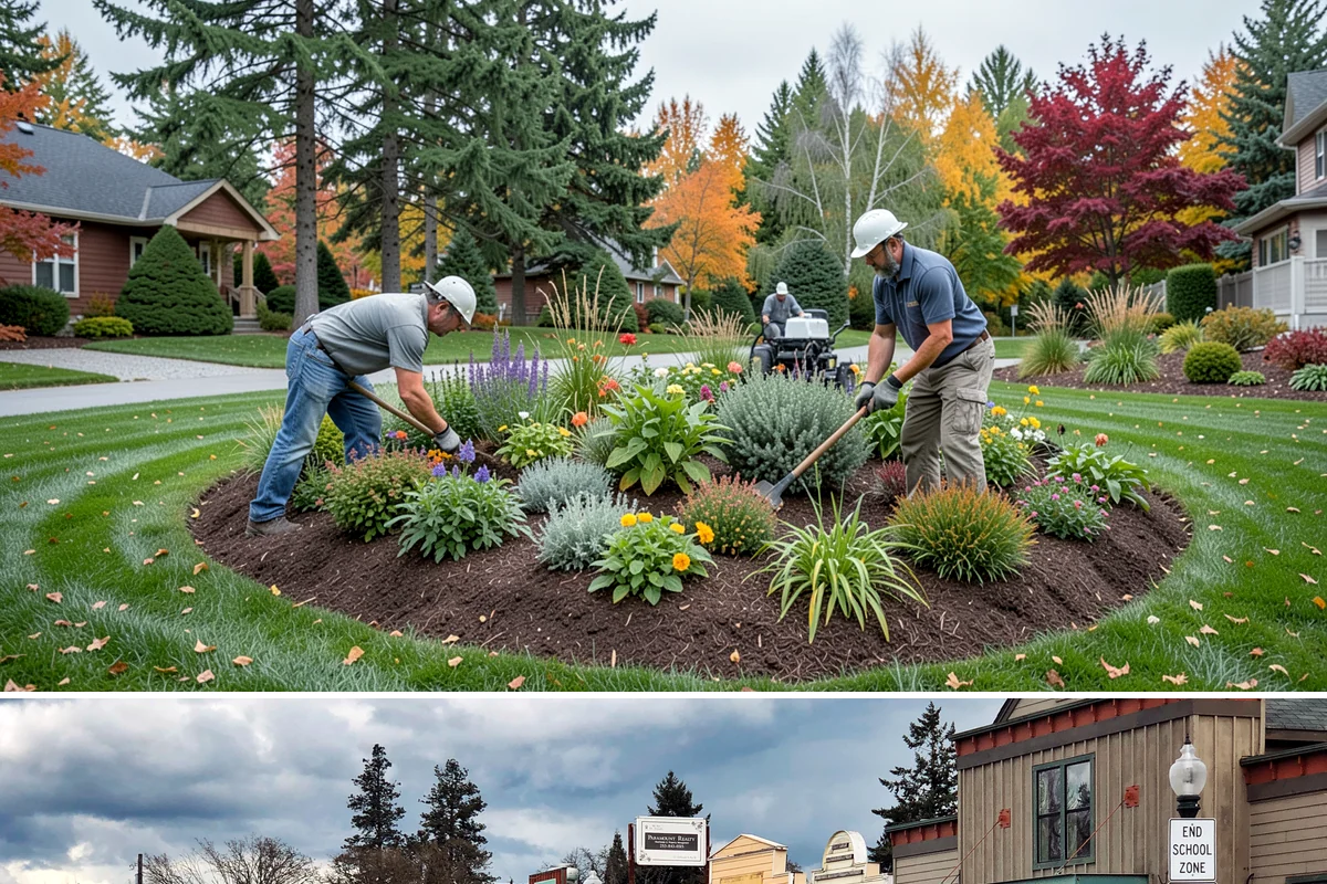 Flagstone Installation in Roy, Pierce County, WA - Best installed spring through fall when dry-set joints can settle, though sheltered paths can be built during drier winter breaks.