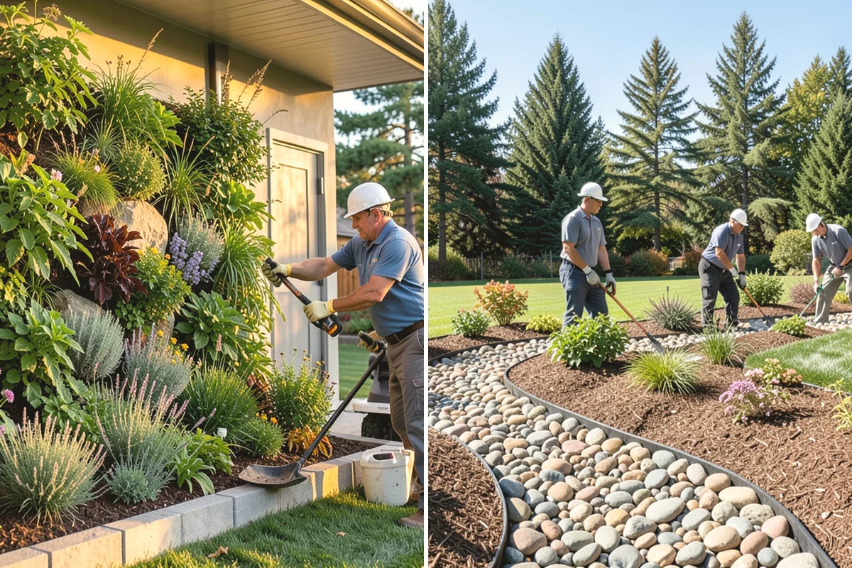 Flagstone Installation in Ruston, Pierce County, WA - Plan the layout and confirm drainage direction