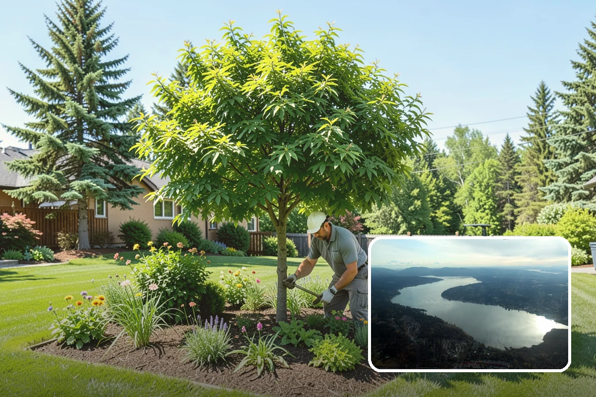Flagstone Installation in Sammamish, King County, WA - Natural, non-uniform look that suits garden settings