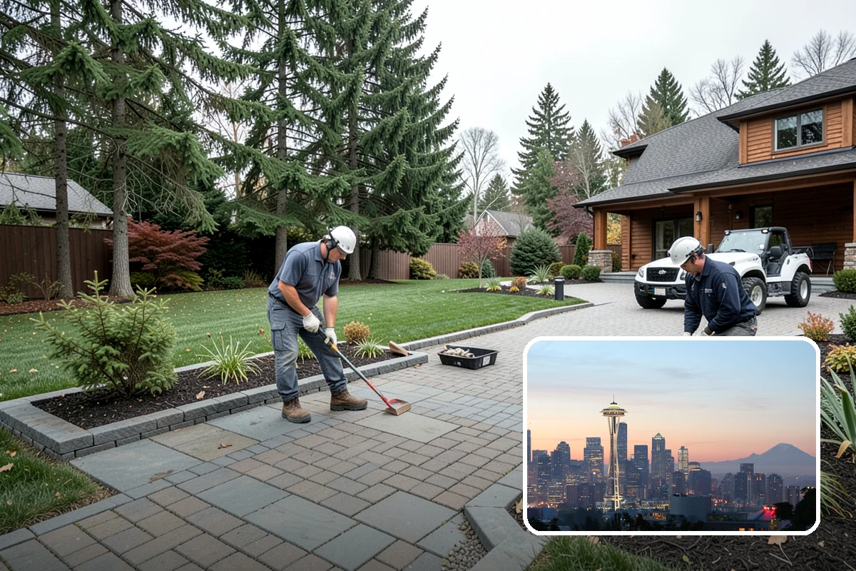 Flagstone Installation in Seattle, King County, WA - Natural, non-uniform look that suits garden settings