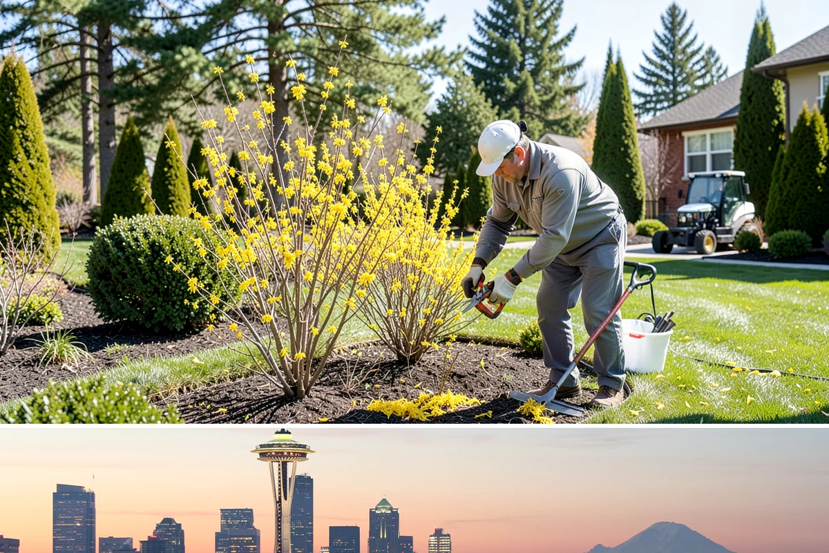 Flagstone Installation in Seattle, King County, WA - Best installed spring through fall when dry-set joints can settle, though sheltered paths can be built during drier winter breaks.