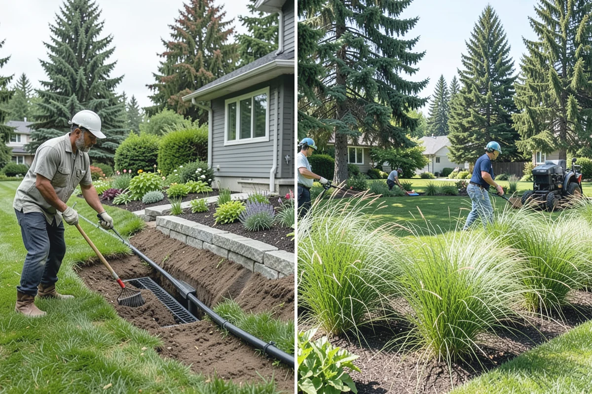 Flagstone Installation in Skykomish, King County, WA - Plan the layout and confirm drainage direction