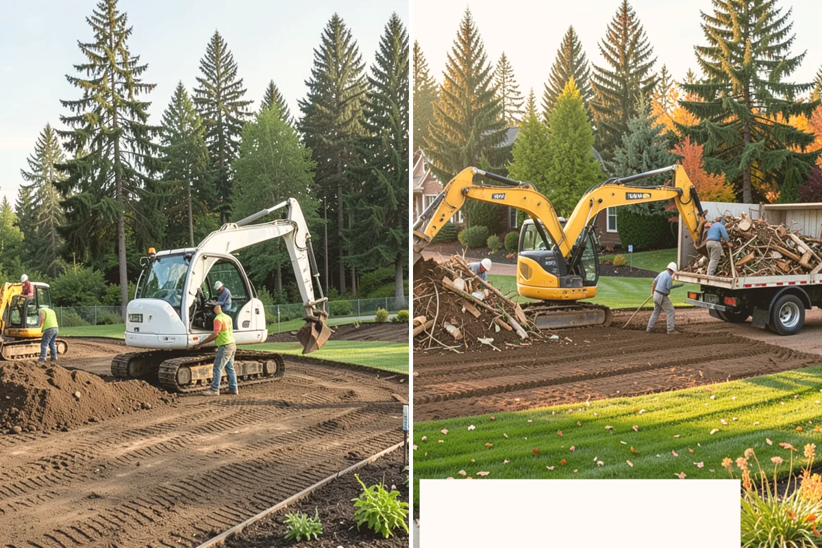 Flagstone Installation in Snohomish, Snohomish County, WA - Plan the layout and confirm drainage direction