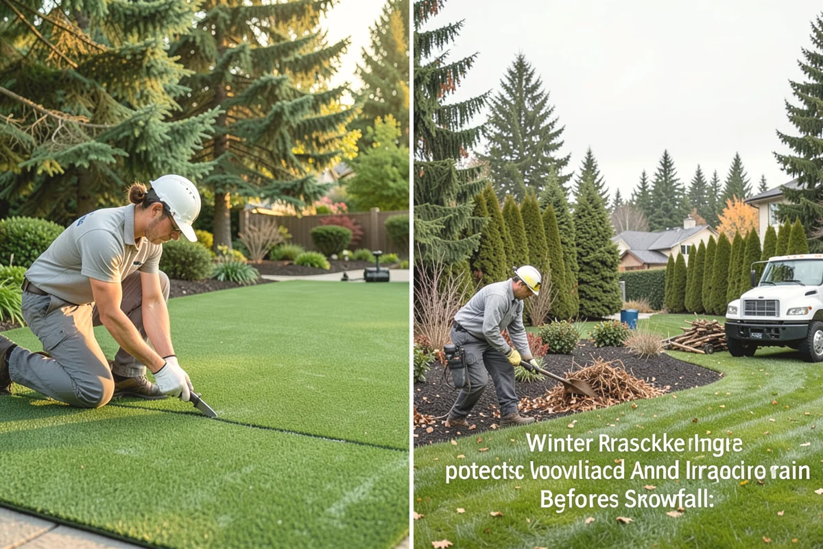 Flagstone Installation in Steilacoom, Pierce County, WA - Plan the layout and confirm drainage direction