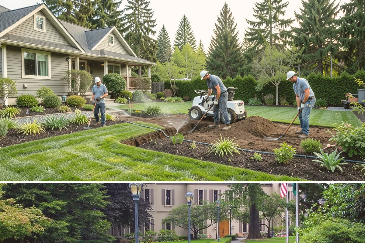 Flagstone Installation in Woodinville, King County, WA - Best installed spring through fall when dry-set joints can settle, though sheltered paths can be built during drier winter breaks.