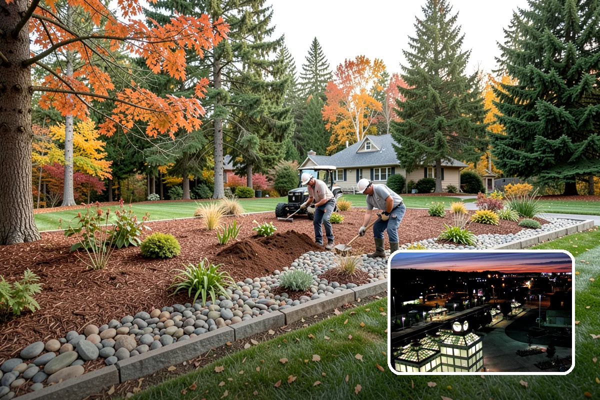 Flower Bed Design in Auburn, King County, WA - Planned color and texture, not random planting